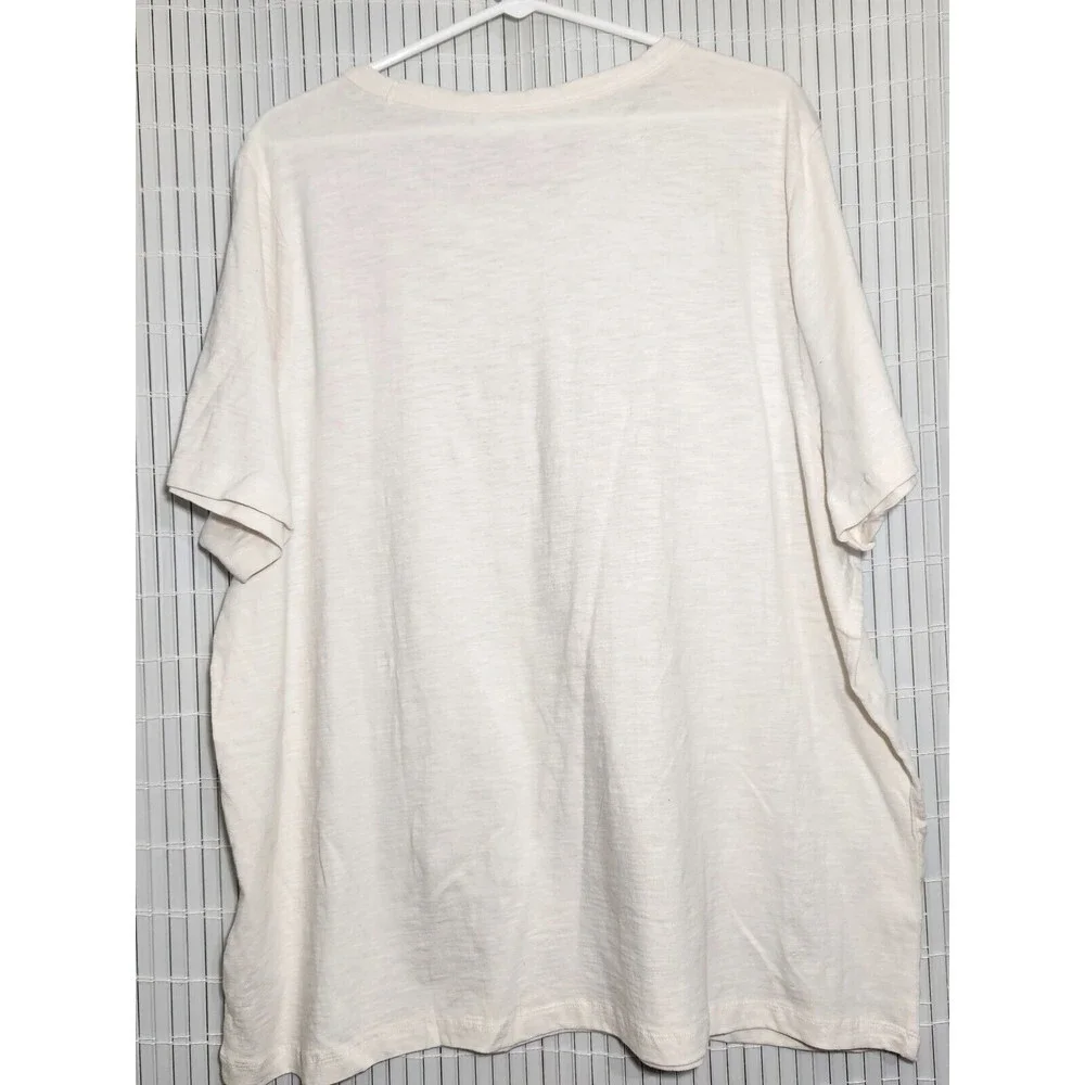 Universal Thread Casual Tshirt 2X Ivory I Write My Own Story Logo